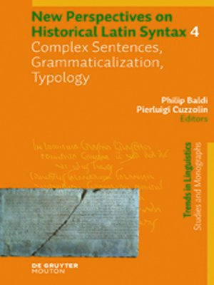 cover image of Complex Sentences, Grammaticalization, Typology